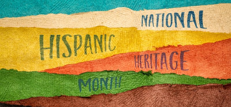 September 15 - October 15, National Hispanic Heritage Month - handwriting in Huun paper handmade in Mexico, reminder of cultural event